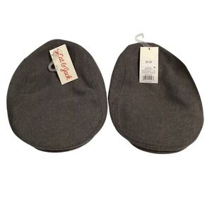 2- Cat & Jack Boys‎ Newsboy Hat 2T-5T Gray Flat Cap NEW Kids Children's
